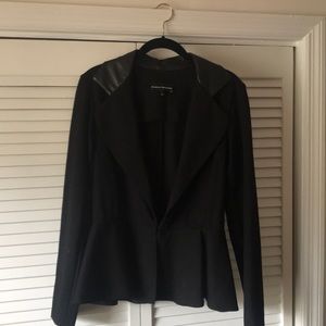 Black peplum Jacket